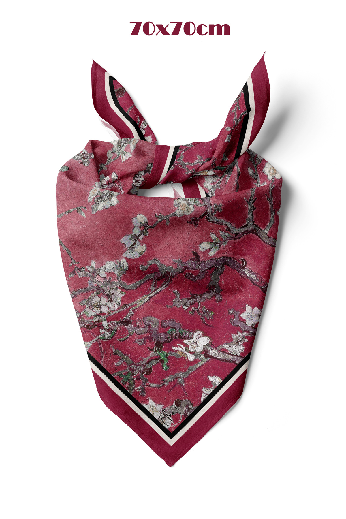 tuaipek CHERRY BLOSSOM Desen 70*70cm Bandana/Fular