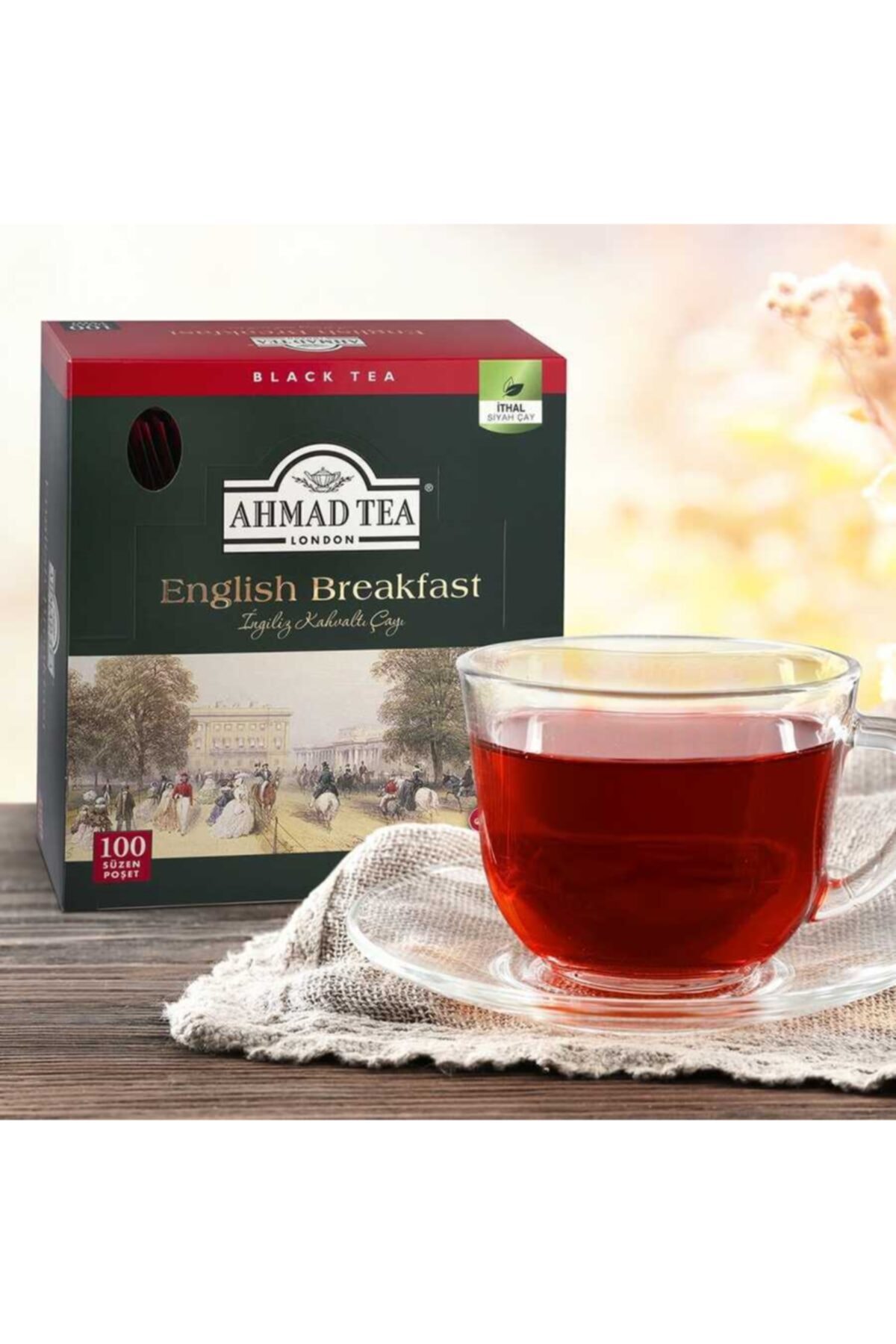 Ahmad Tea Englısh Breakfast Bardak Poşet Çay 2 gr 100 Adet - Görsel 3