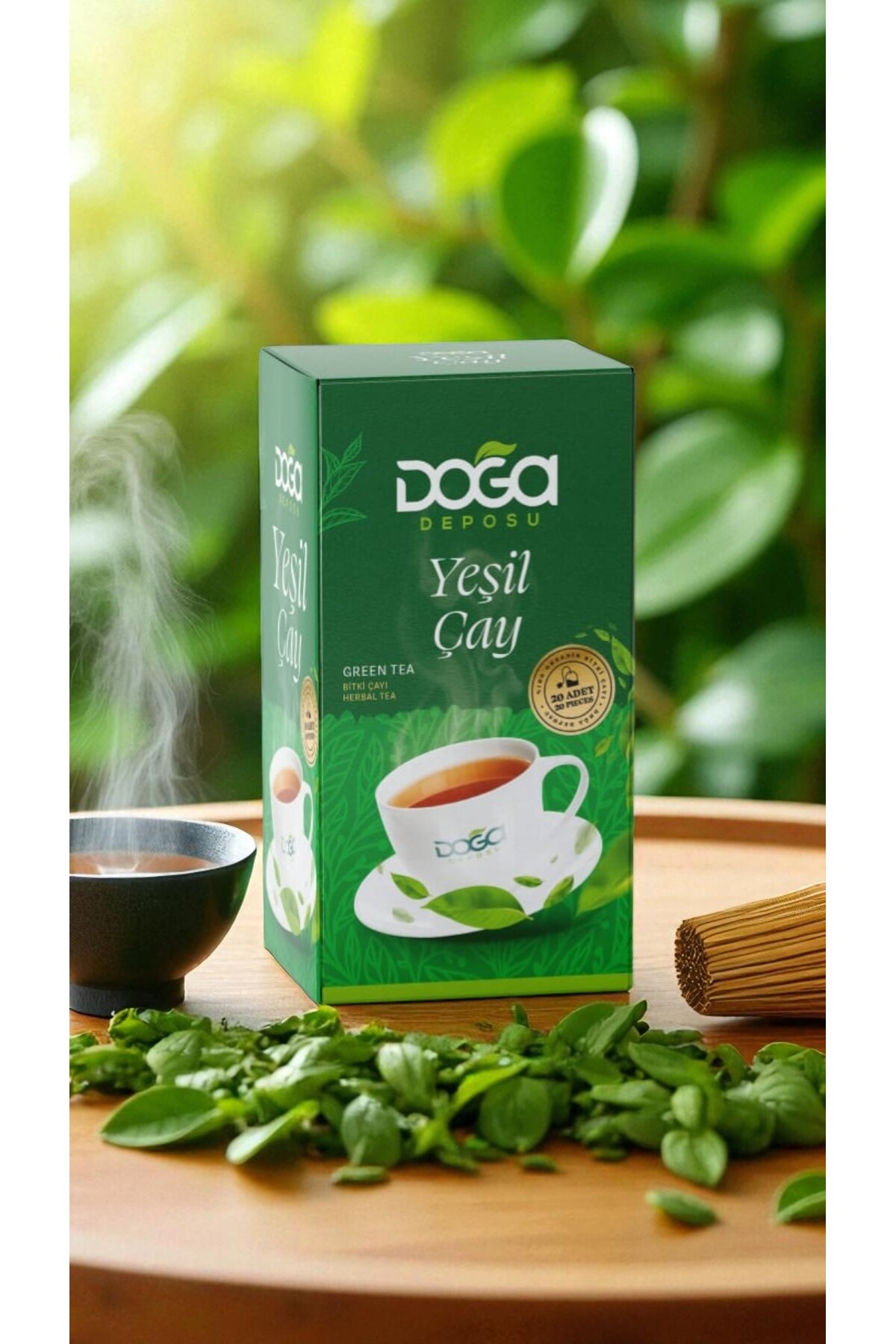 DOĞA DEPOSU Yeşil Çay | 0 Doğal Katkısız Bitki Çayı - Görsel 3