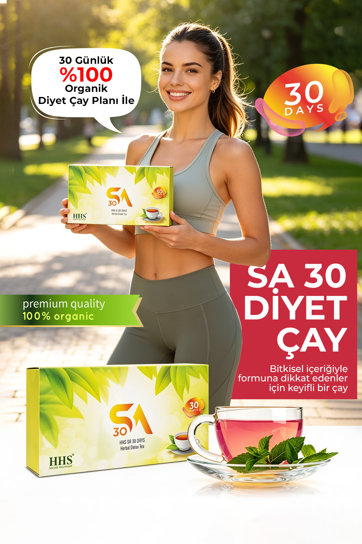 Hhs Sa 30'lu Bitkisel Diyet & Detoks Çayı – Form Çayı