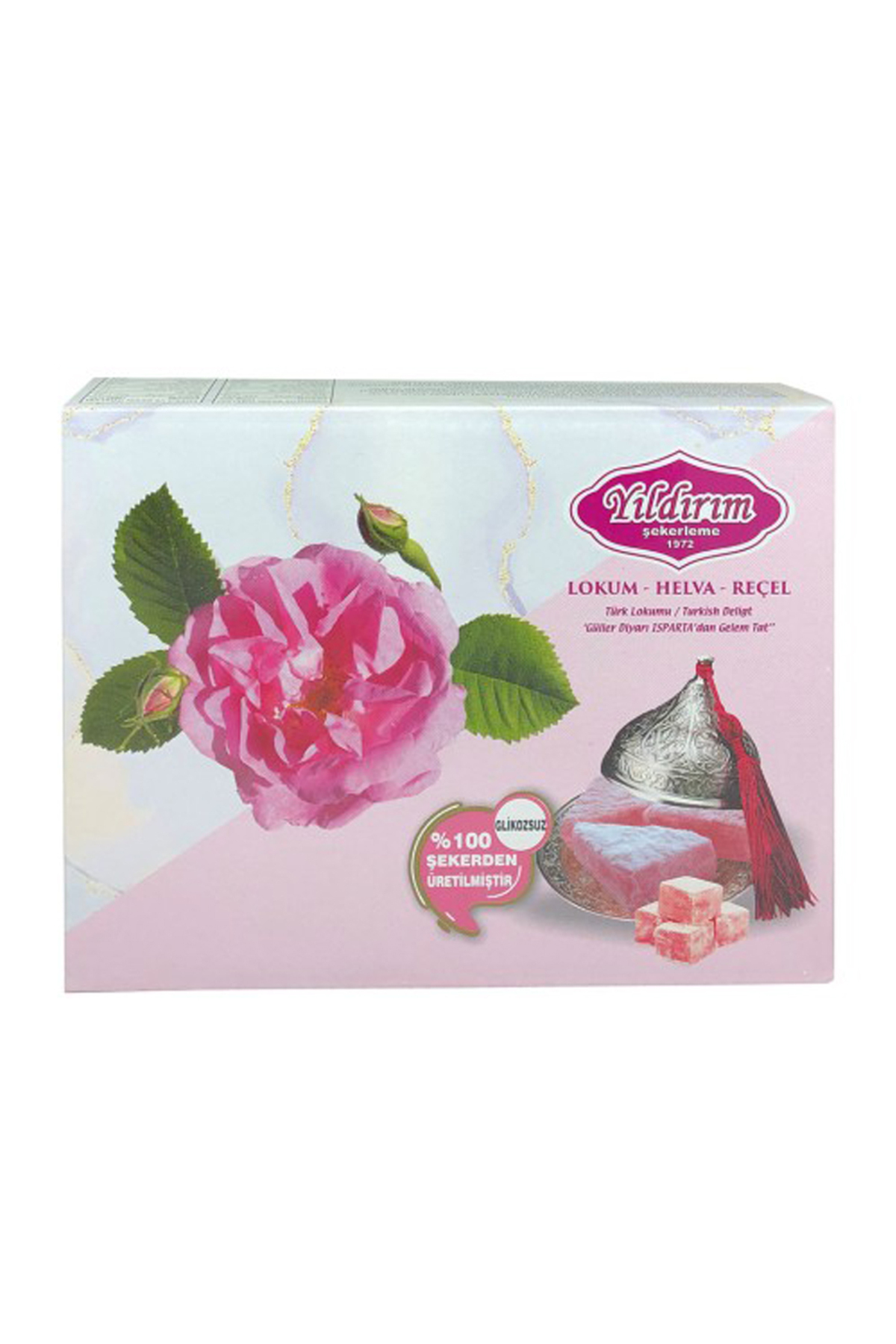 Yıldırım 750 gr. Muska Gül Lokumu