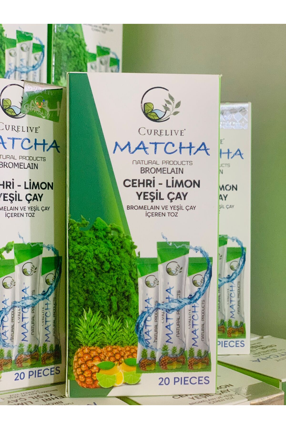 CURELIVE Matcha Çayı Ananaslı