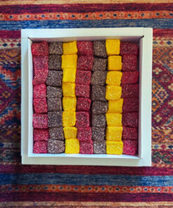 Bİrsalkım Pestİl & Köme Gökkuşağı Karışık Lokum Paketi 500 Gram (Limon,Kahve ve Zelişli )