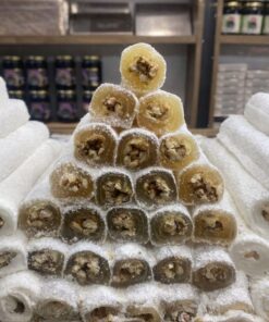 Tarihi Bedesten Helvacısı ndan Meşhur Klasik Cevizli Afyon Lokumu (Afyon's famous Turkish delight) 500 gr