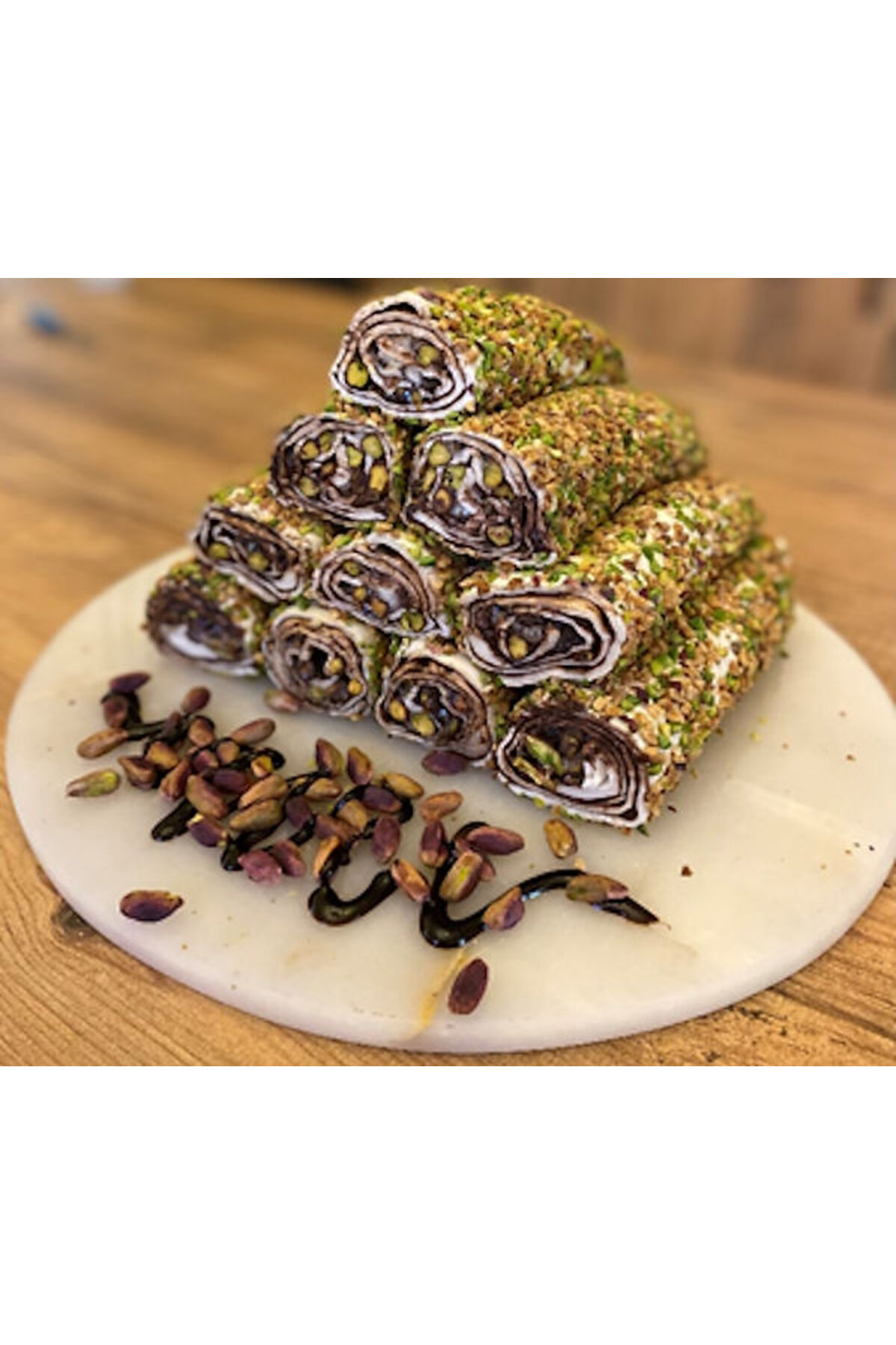 LokArt Lok-Art | Mega Fıstıklı Sarma Lokum | 500 Gr