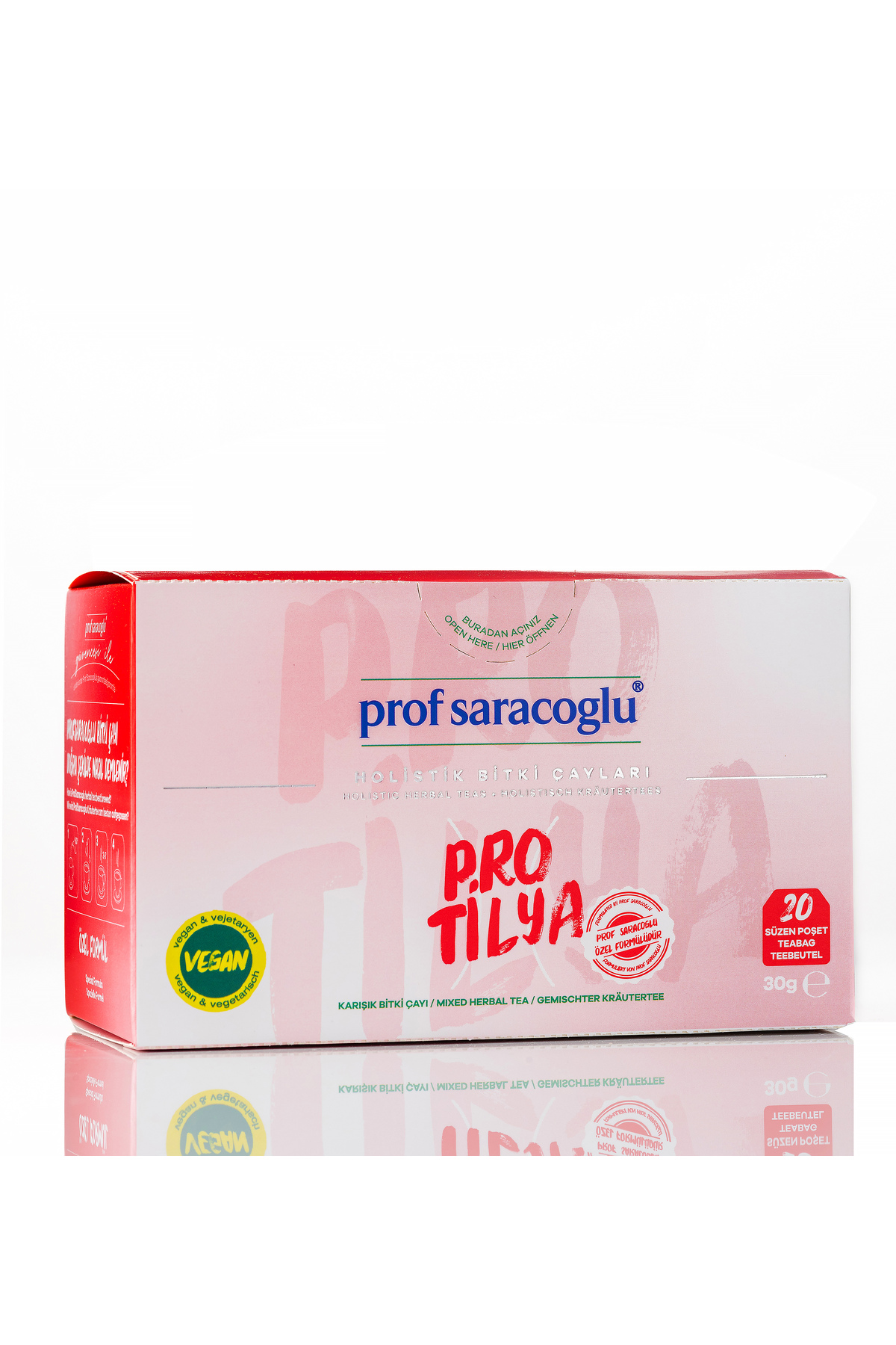 prof saracoglu Pro Tilya Karışık Bitki Çayı 20li Süzen Poşet - Görsel 3