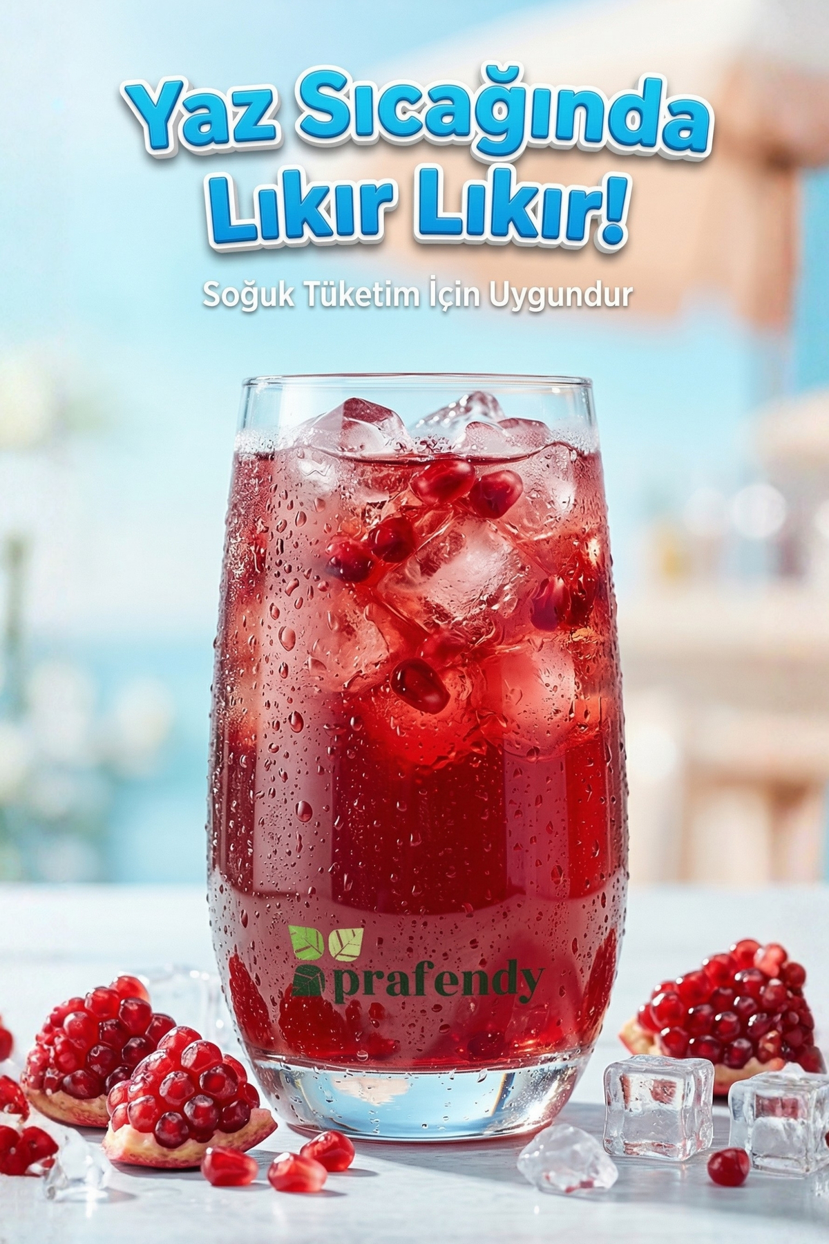 prafendy Nar Çayı 250g - Gerçek Meyve Taneli - Görsel 3