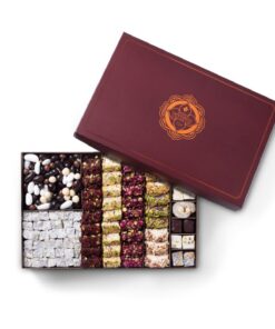 MEŞHUR SAFRANBOLU LOKUMCUSU Özel Kutuda Hediyelik Lüks Karışık Lokum 1200 Gr.