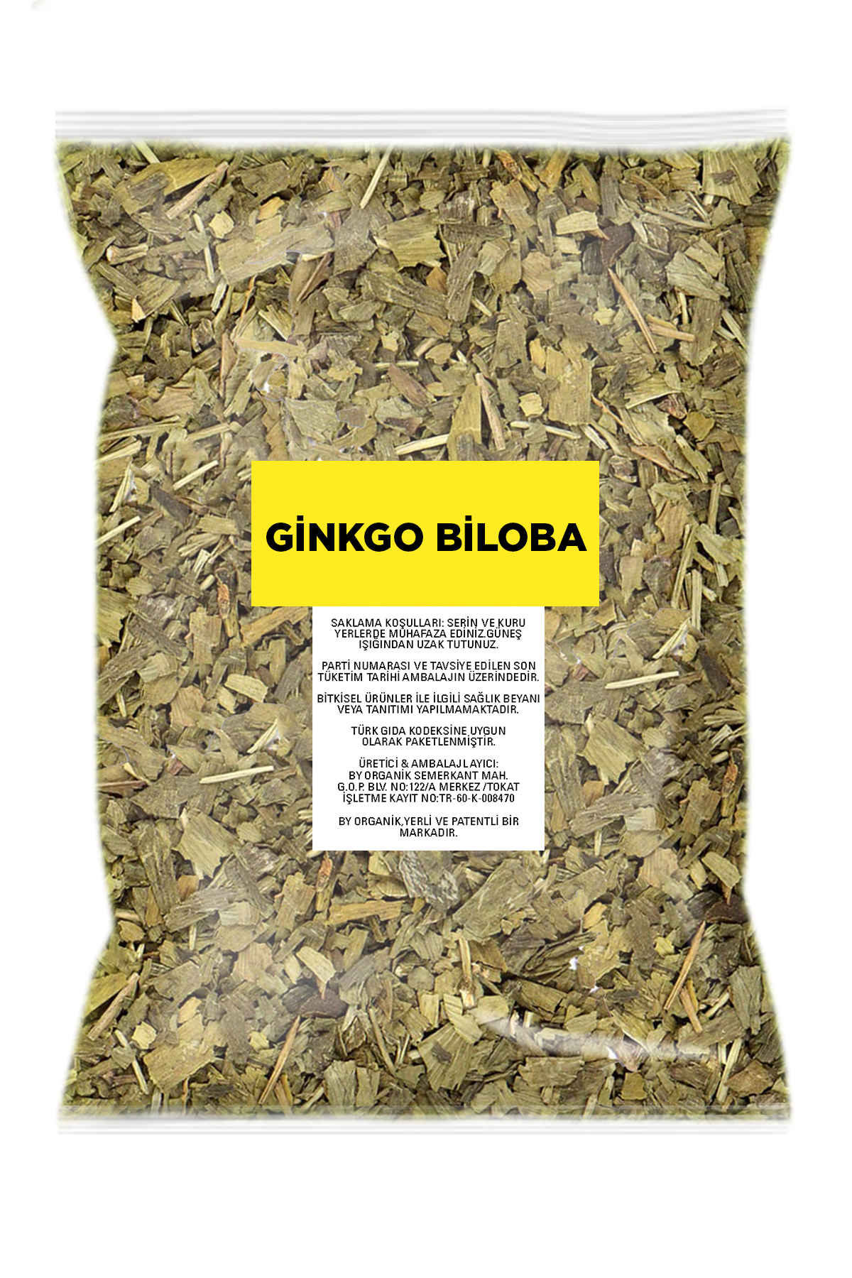 BY ORGANİK Ginkgo Biloba Yaprağı 50 gr