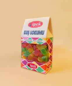 İpek Pişmaniye Kuş Lokumu Karışık Meyve Aromalı 100 GR