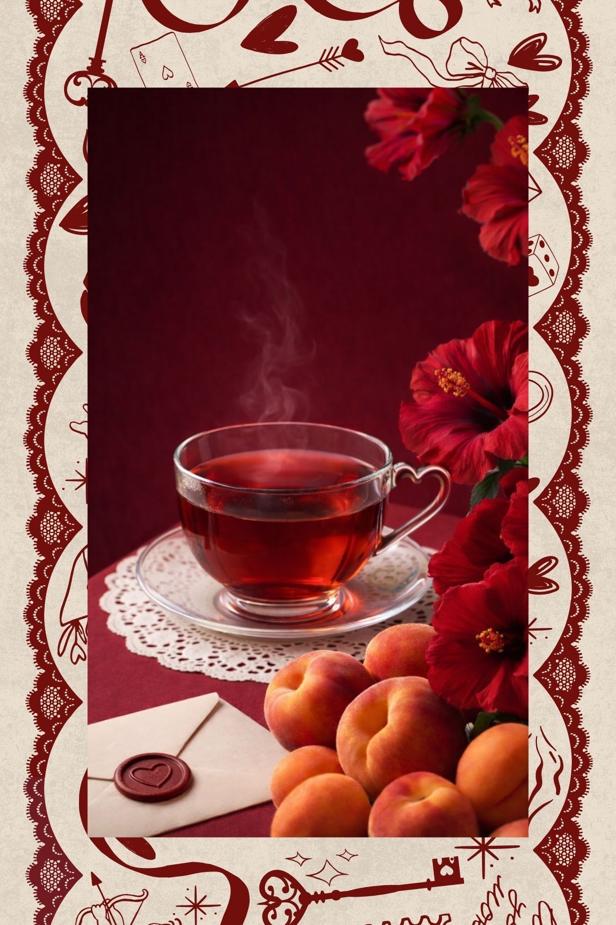 Mim and More Luminara Studio x Allure Tea - Kayısı & Şeftali Hibiskus Çayı, 50 gr - Görsel 3