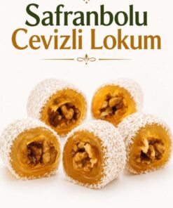 Şener Cevizli Lokum Safranbolu Sucuk Lokum Kesme 250 Gr