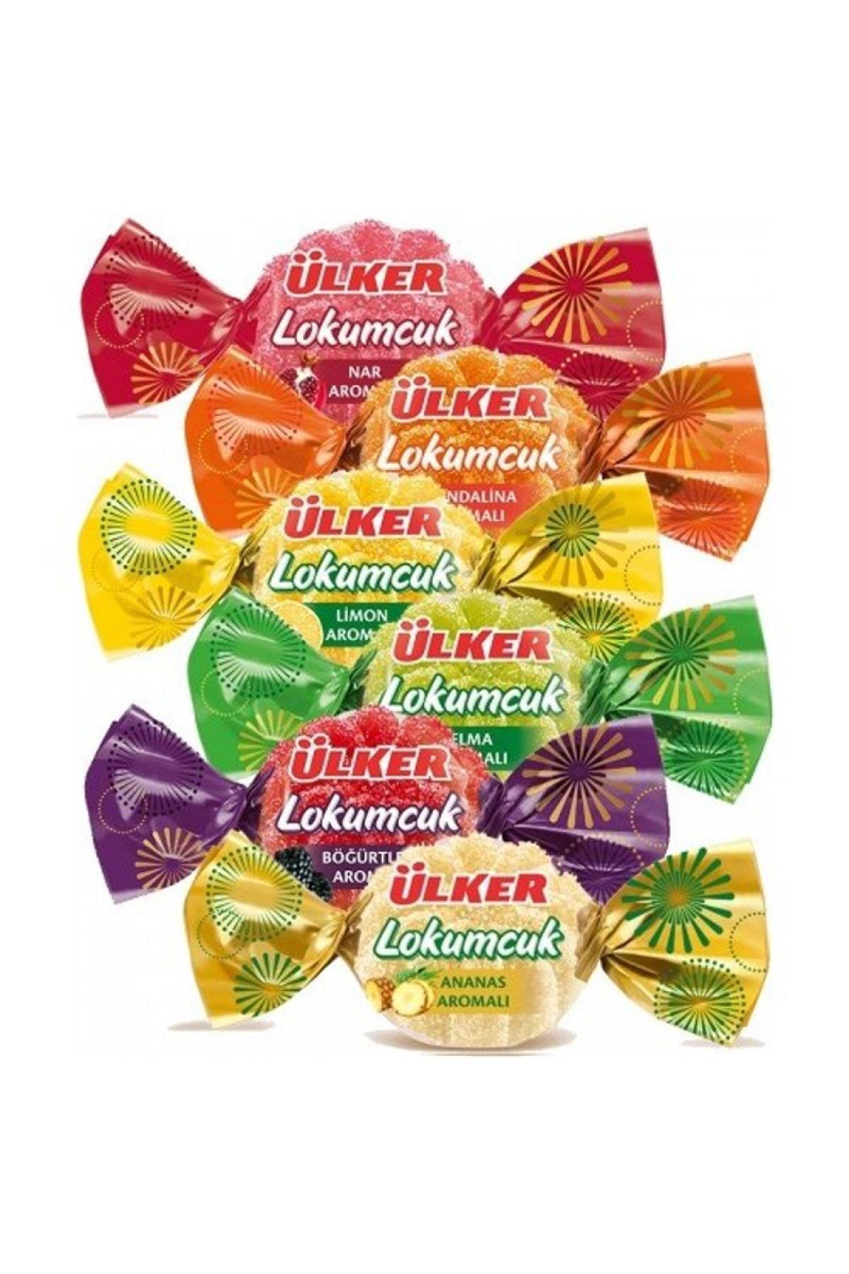 Ülker Lokumcuk Karışık Meyva Aromalı Yumuşak Şekerleme 500 Gr