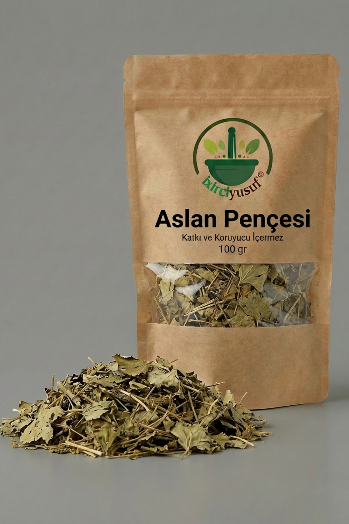 ixirciyusuf Aslan Pençesi Otu (Aslan Ayağı Otu – Testere Dişli) Kurutulmuş Bitki Çayı 100 g – Doğal