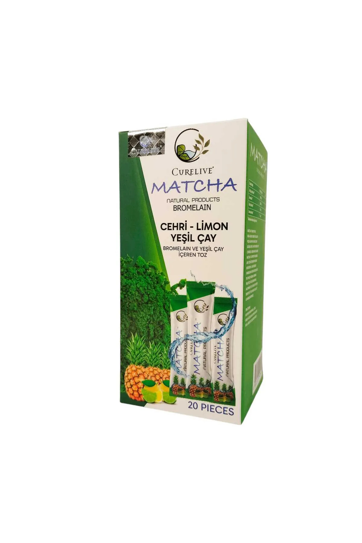 CURELIVE CURELİVE MATCHA ANANAS 20 PIECES