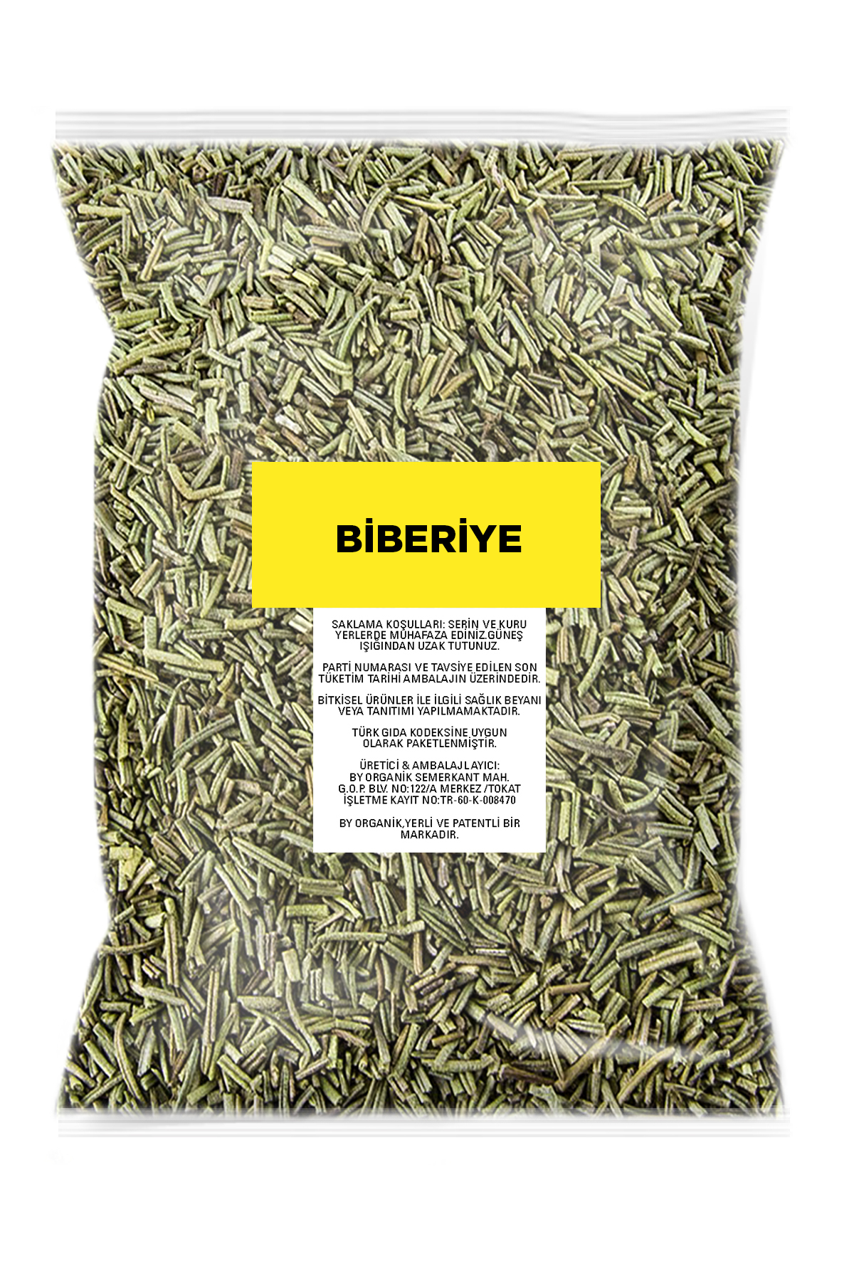 BY ORGANİK Biberiye Otu Çayı 100 gr