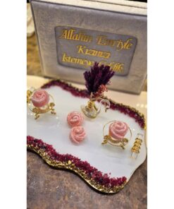 Gönbeler Gül şeklinde Güllü lokum 1000 gr - Görsel 3