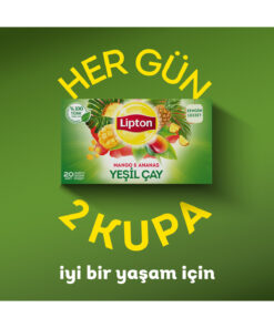 Lipton Mango & Ananas Yeşil Çay 20'li X 3 Adet - Görsel 3