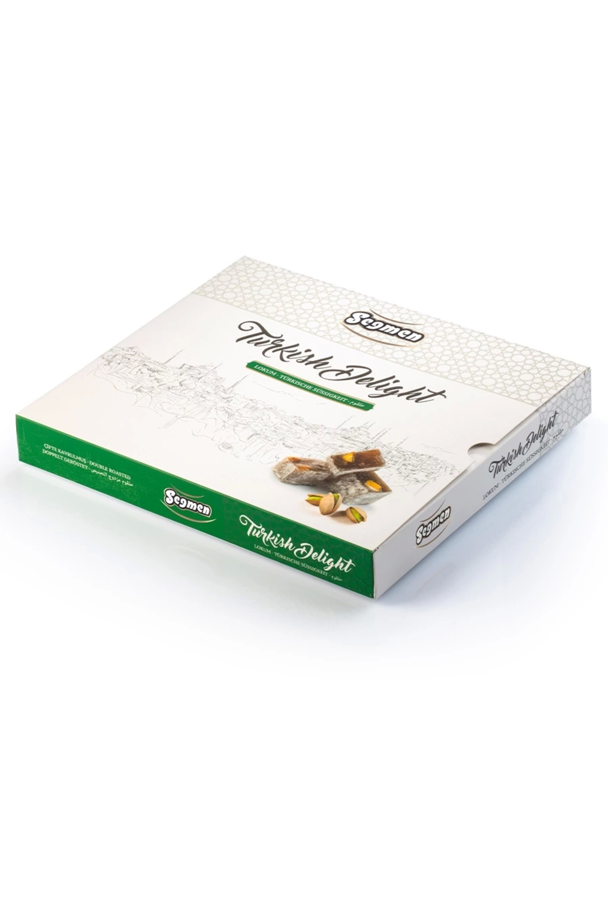 Seğmen Çifte Kavrulmuş Fıstıklı Lokum Kutu 1000g