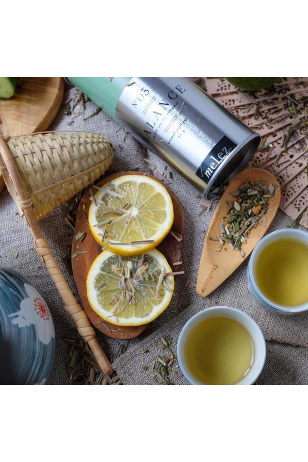 Melez Tea Balance Tea 50 gr Detoks Yeşil Çay - Görsel 3