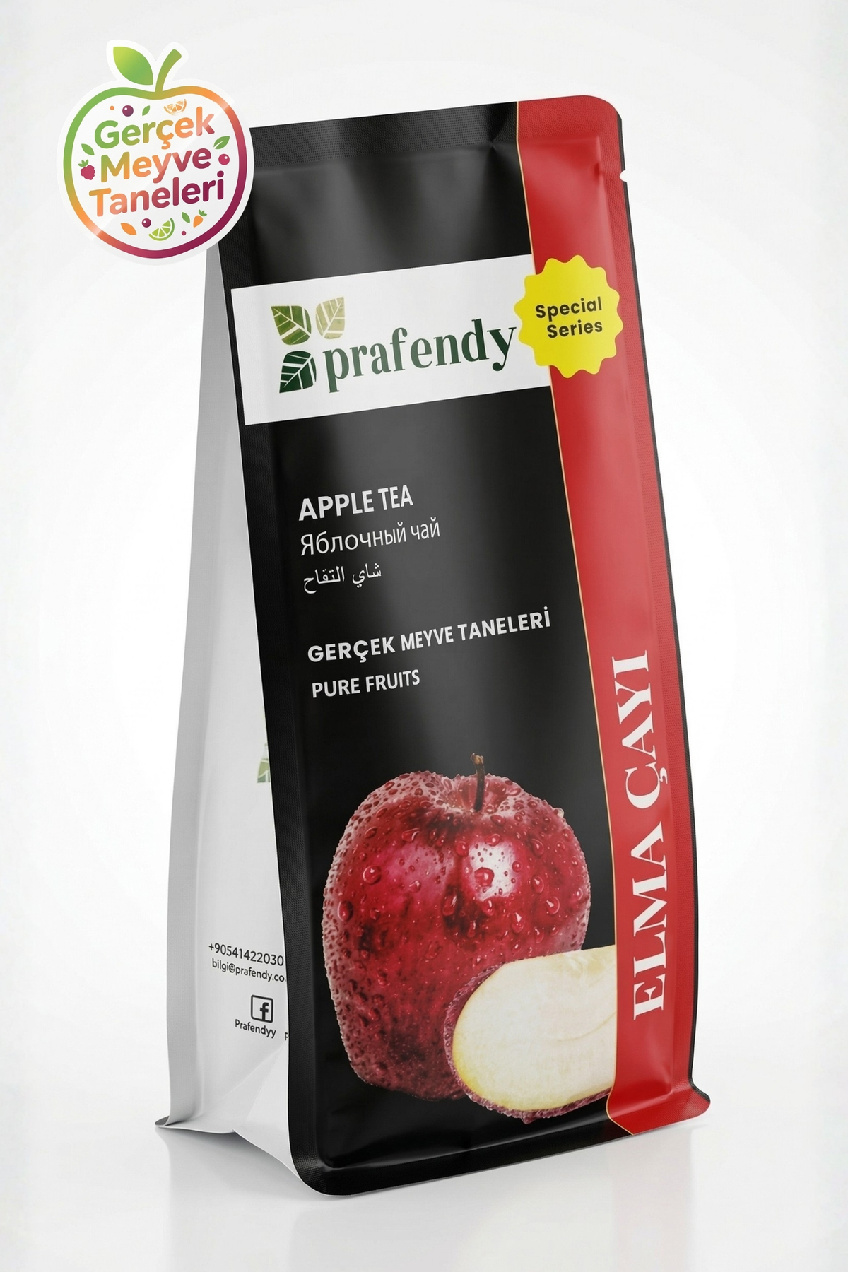 prafendy Elma Çayı 250g - Gerçek Meyve Taneli