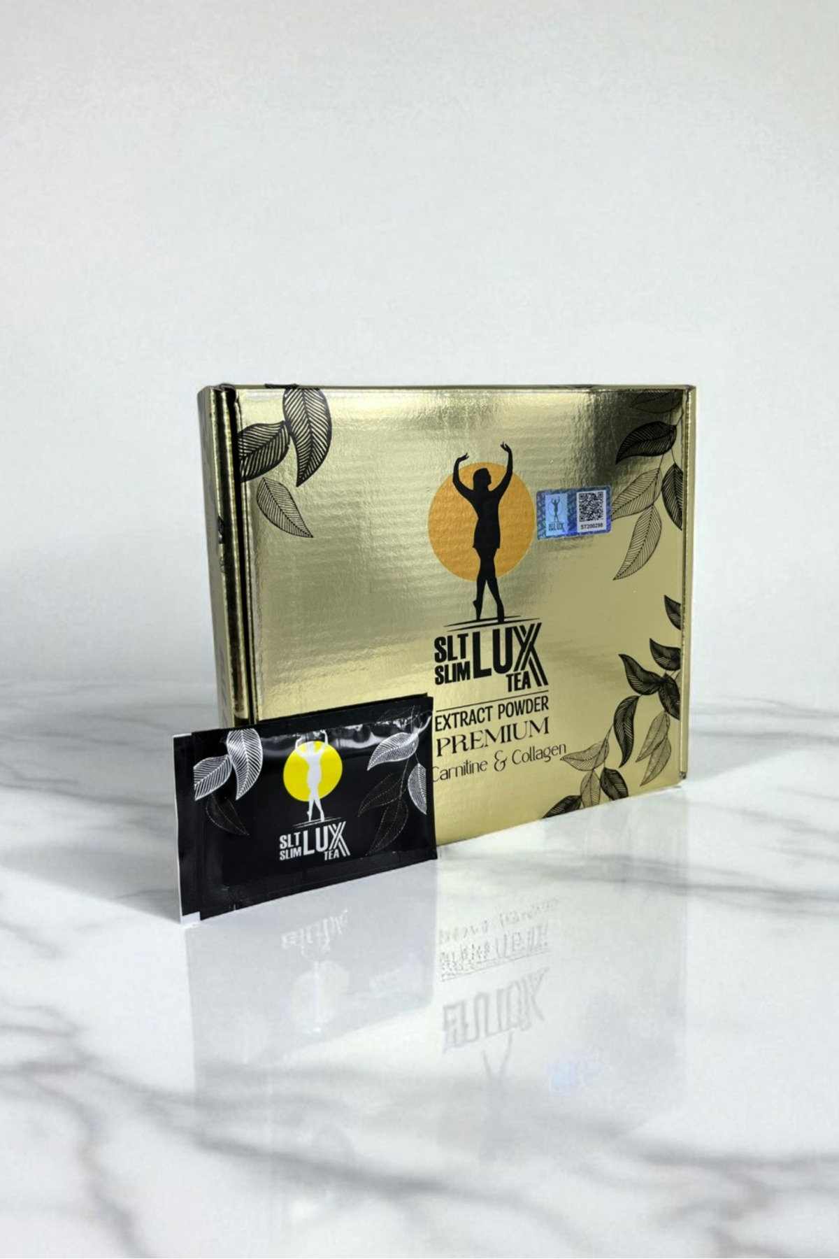 SLT SLIM LUX Detoks Çayı – Kolajen ve Limon Aromalı Bitkisel Çay – 60 Süzen Poşet - Görsel 3