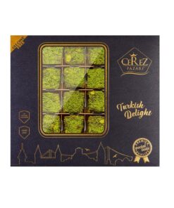 Alternative view of Çerez Pazarı Deri Kutuda Kral Lokum 500g Glutensiz Nar Aromalı Spesiyal Antep Fıstıklı