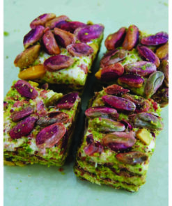 Alternative view of Necim Öksüz Lokum- Cezerye Antep Fıstıklı Çikolatalı Baklava Dilim Lokum 500gr