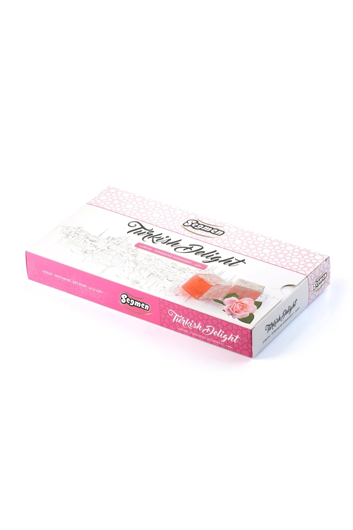 Seğmen Güllü Lokum Kutu 500g
