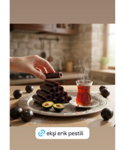 Alternative view of Hanzade Pestil Köme Ekşi Erik Pestili 1 kg.