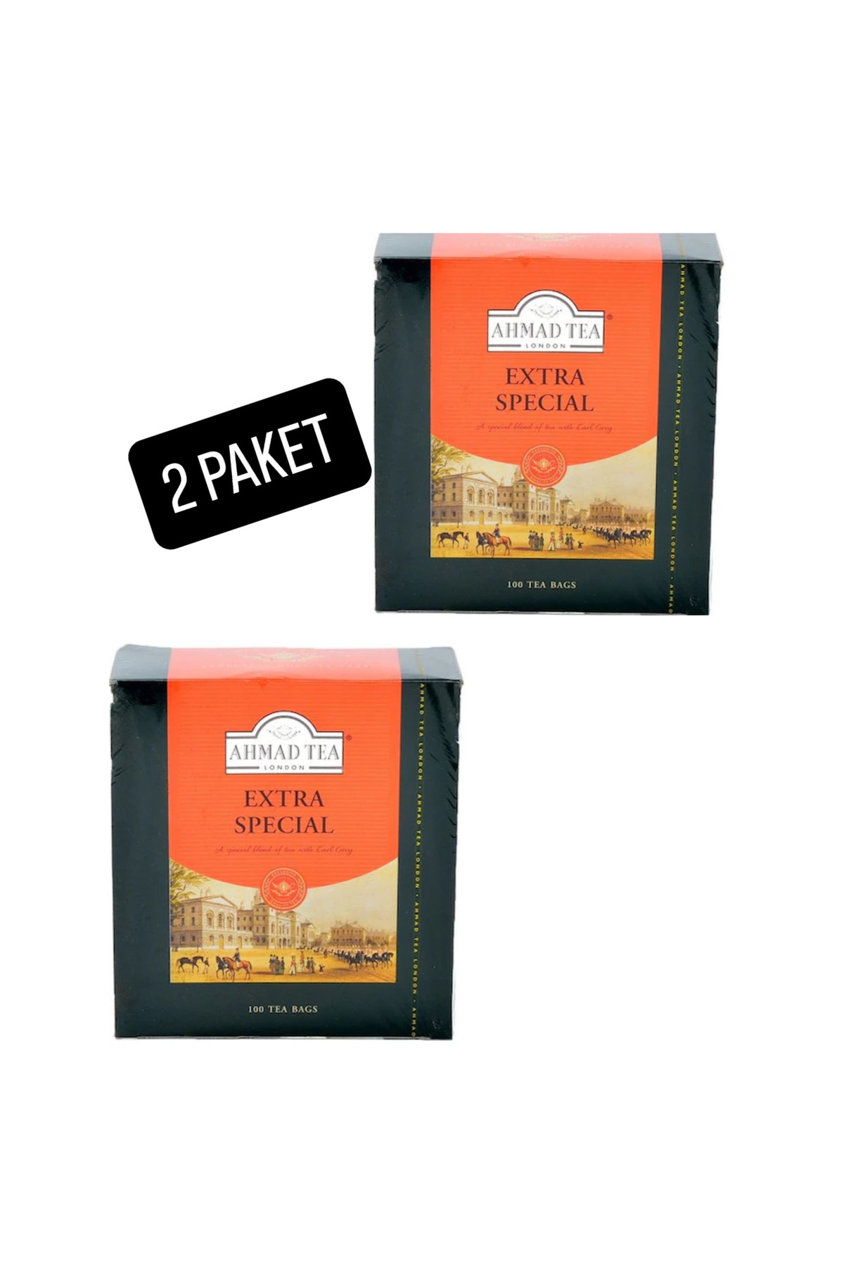 cesim ahmed tea Ahmad Tea sallama kaçak çay bergamot kokulu çay 2 X 100 =200 adet