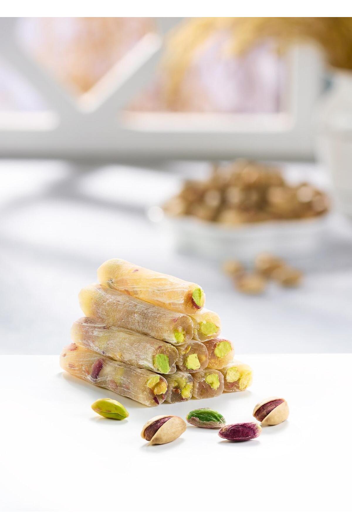 Dünya lokum Antep fıstıklı sade fitil lokum 350gr