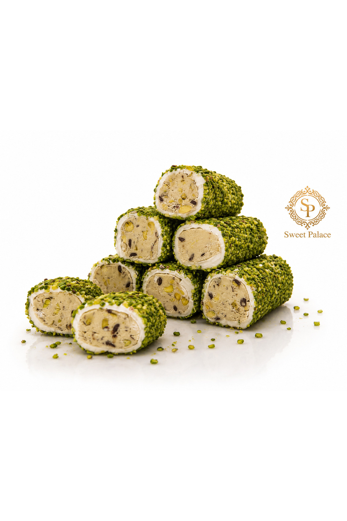 Sweet Palace Mega Fıstıklı Kremalı Sarma Türk Lokumu 500 Gram