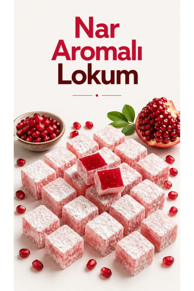 Şener NAR AROMALI SADE LOKUM 500 GR