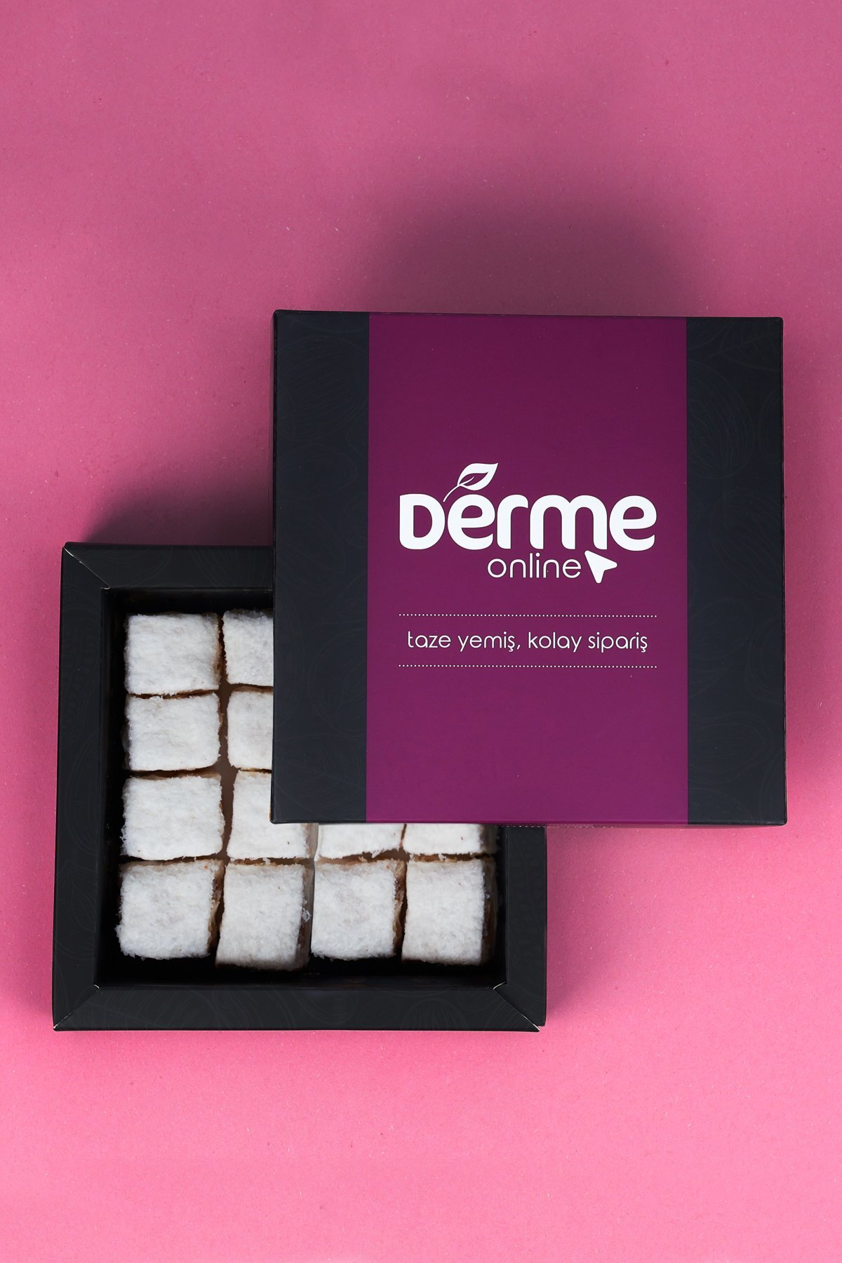 Derme Lokum Baklava Beyaz Çikolatalı Rafaello 275 Gram