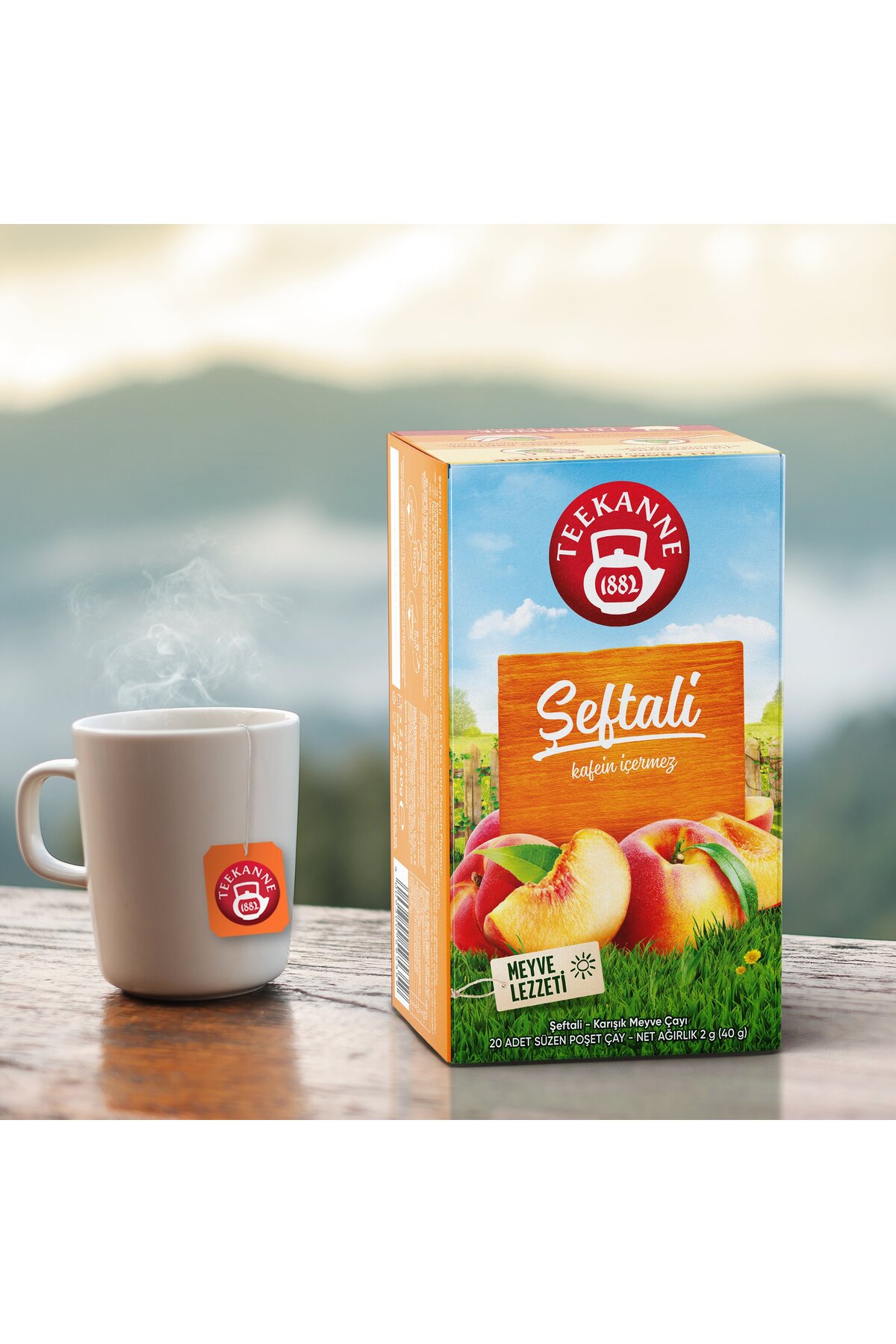 teekanne Şeftali Karışık Meyve Çayı 40g x 3 PAKET - Görsel 3
