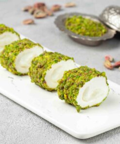 Hüsrevzade Antep Fıstığı Kaplamalı Kaymaklı Lokum 450 Gr.
