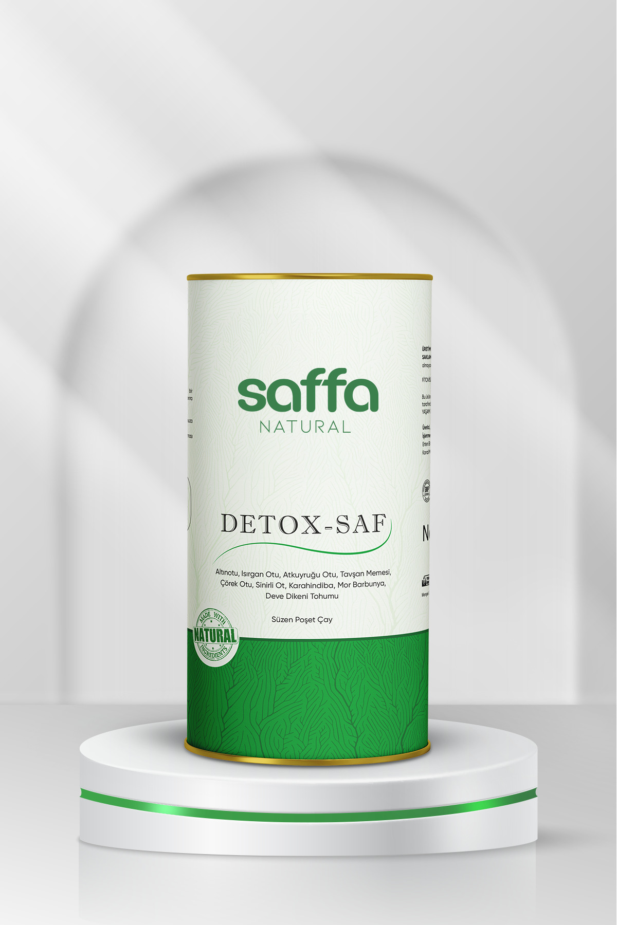 SAFFA NATURAL DETOX-SAF ÇAY (60 DOĞAL SÜZEN POŞET)
