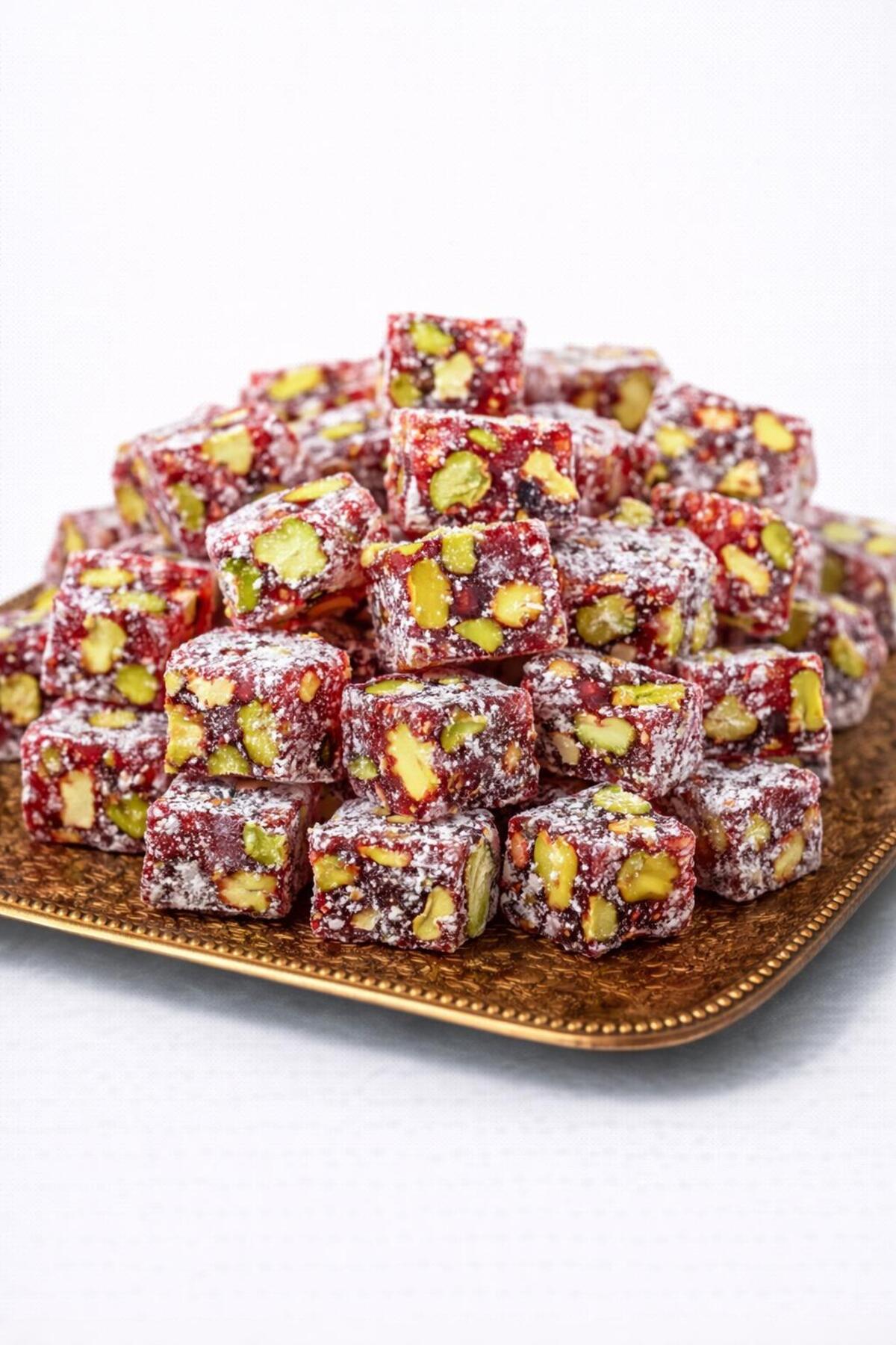 ARTUKBEY Çifte Kavrulmuş Narlı Fıstıklı Lokum 500 Gr