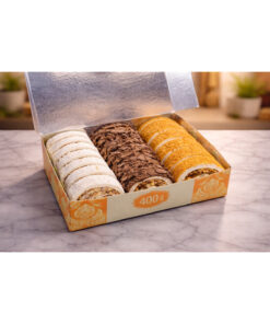 forevers Muhteşem üçlü (Lotus&Çıtır Çikolata&Baklavalı) Sarma Lokum (400 Gram)