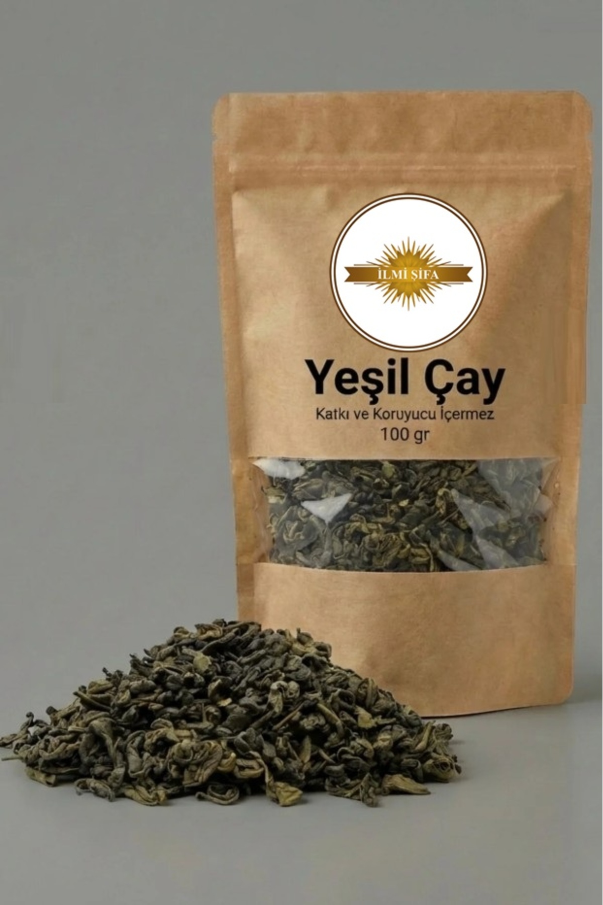 İLMİ ŞİFA Yeşil Çay (Yeşil Çay Yaprağı – Green Tea – Camellia sinensis) Kurutulmuş Çay 100 GR – Doğal Yeşilçay