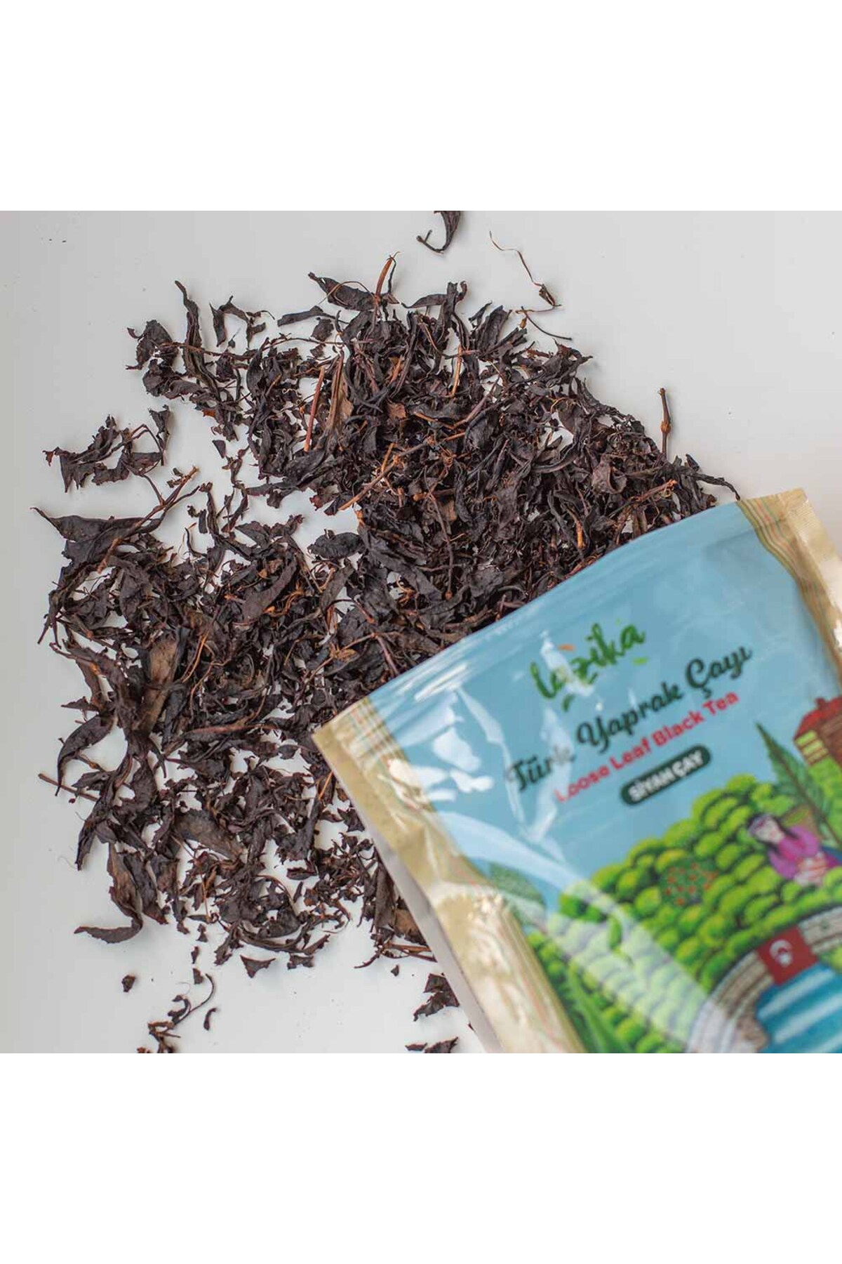 LAZİKA Türk Yaprak Siyah Çayı 300g-İlk Hasat Mayıs Çayı,2.5 Yaprak,Tozsuz Çay,Çamlıhemşin Çayı - Görsel 3