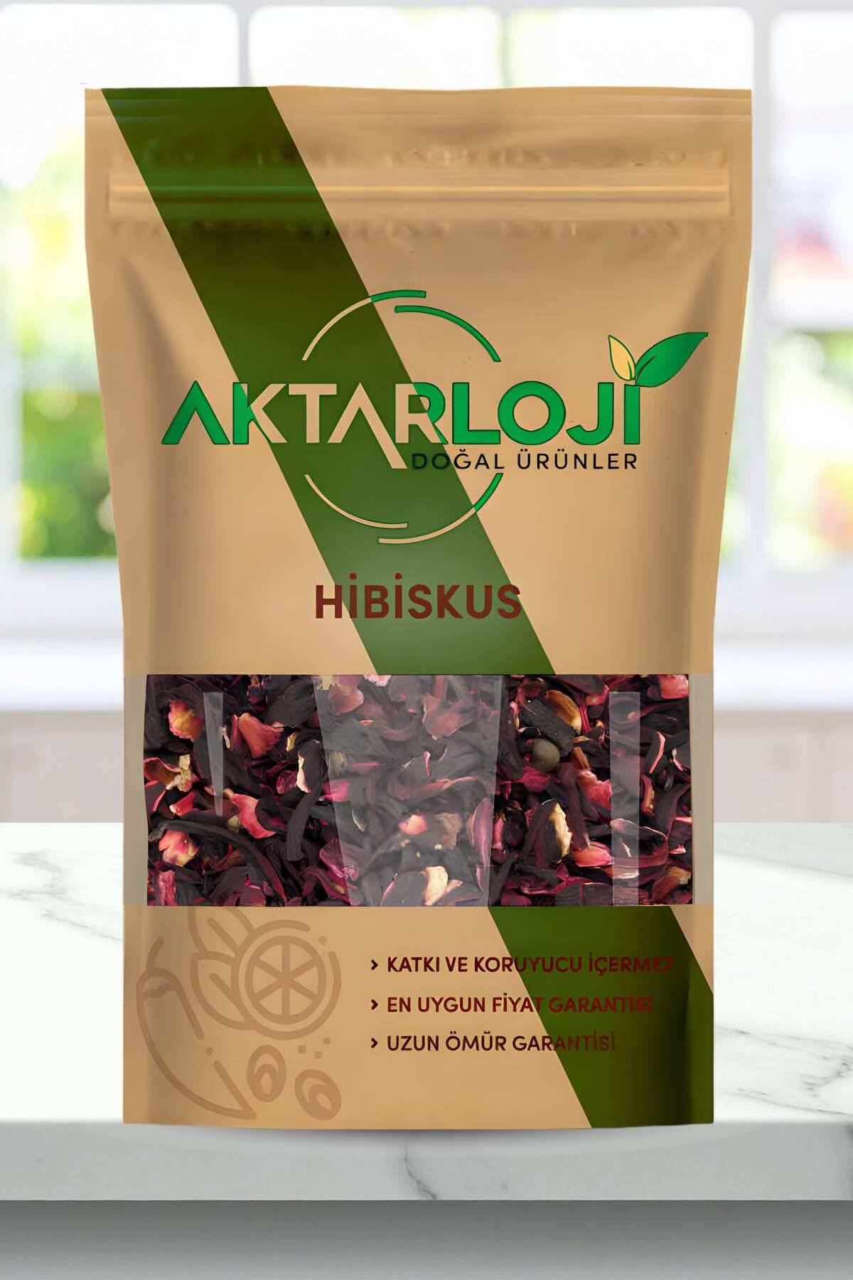 aktarloji 1 Kg Hibiskus Çayı / Nar Çiçeği / Hibiscus / Bamya Çiçeği - Katkısız & Doğal
