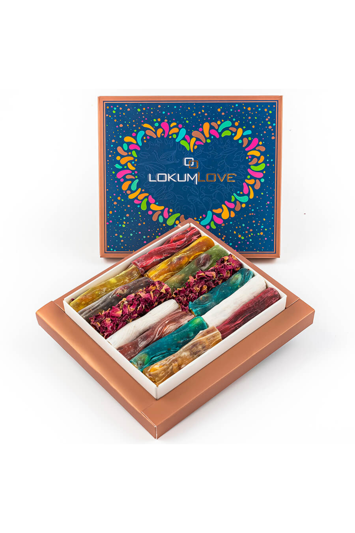 Genel Markalar Karışık Antep Fıstıklı Fitil Lokum 300 Gr
