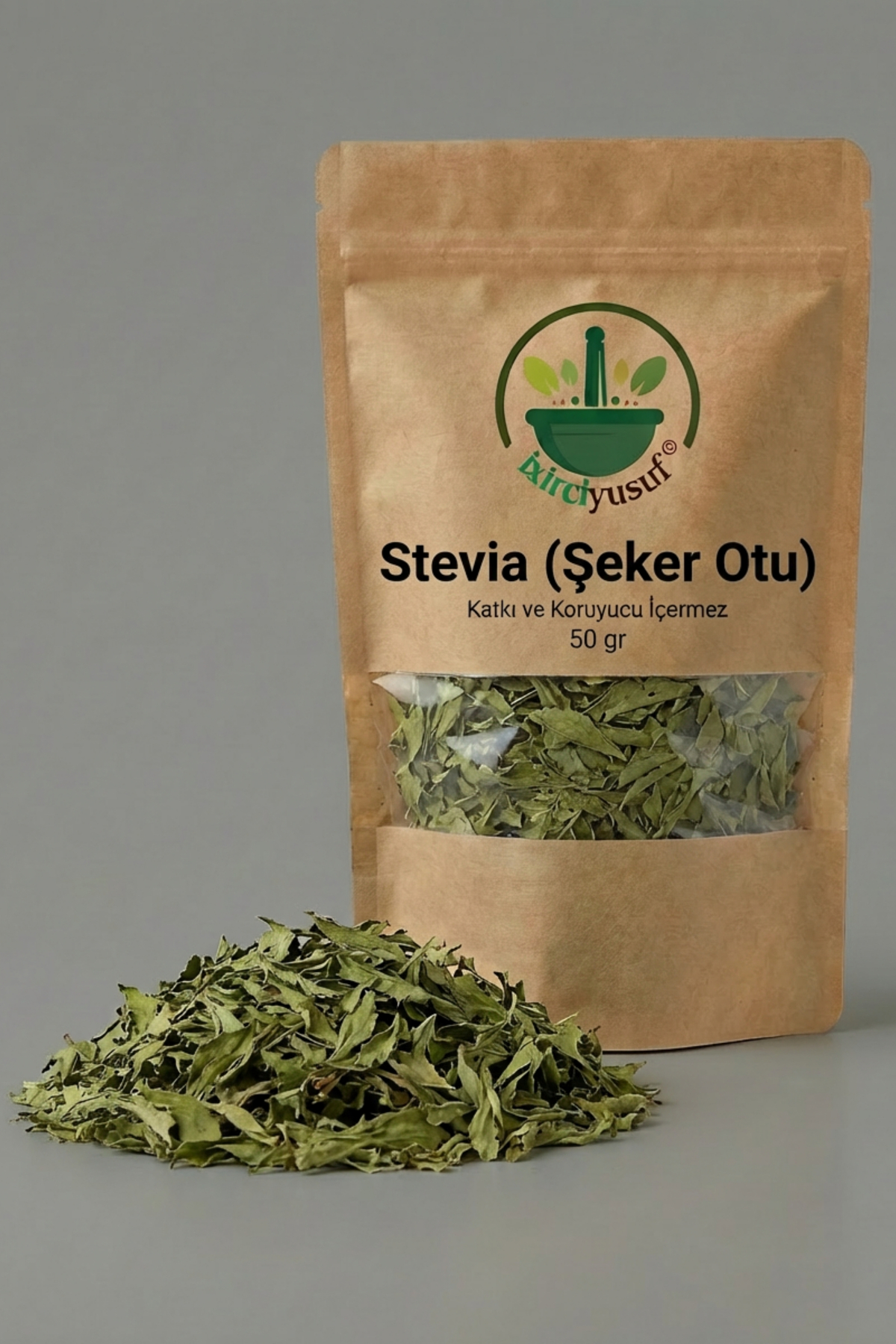 ixirciyusuf Stevia (Şeker Otu – Stevia Leaf – Dried Stevia Leaves – Stevia rebaudiana) Doğal Kurutulmuş 50 g