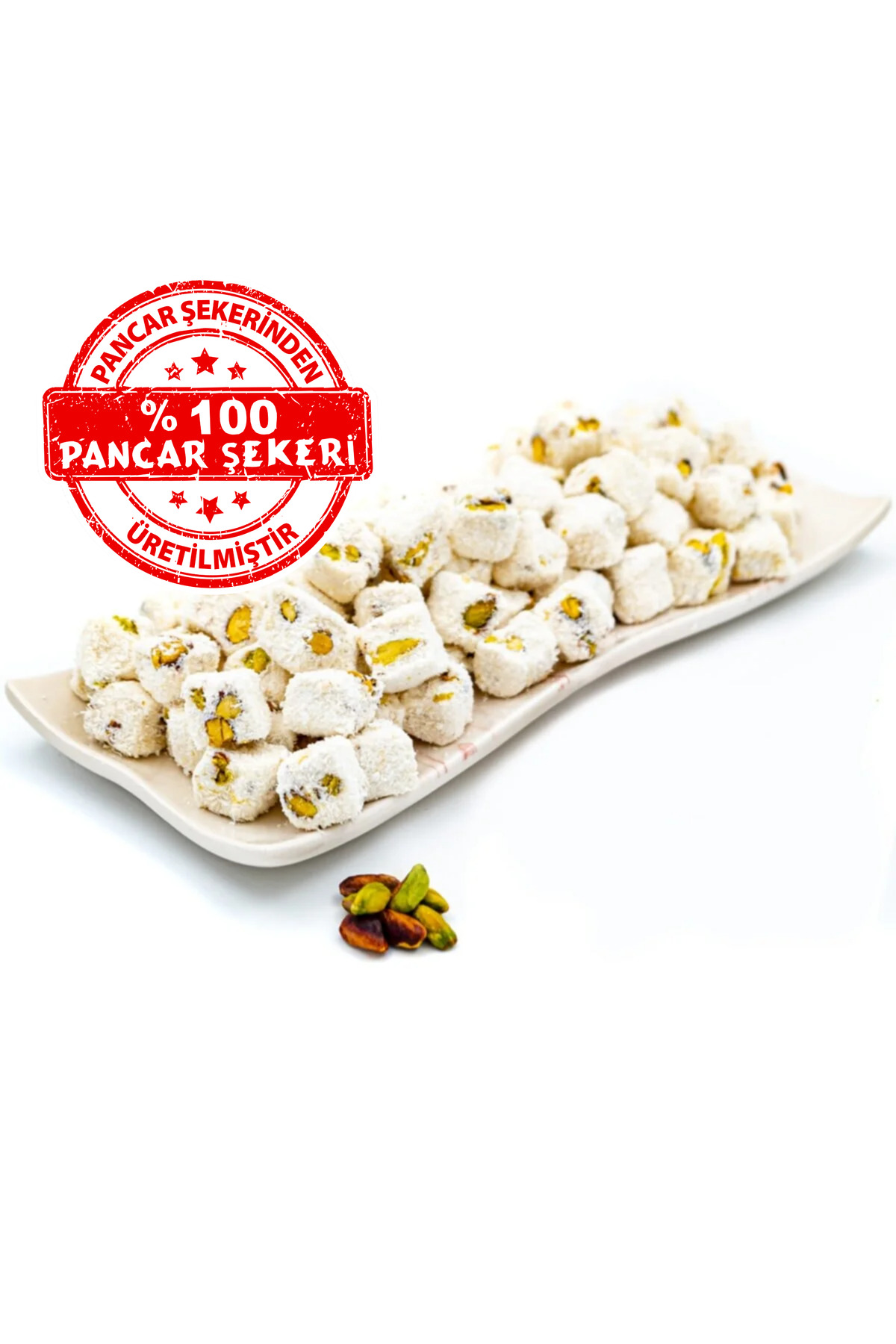 Dadak Lokum ve Kuruyemiş Sultan Antep Fıstıklı Mini Lokum 500 Gr