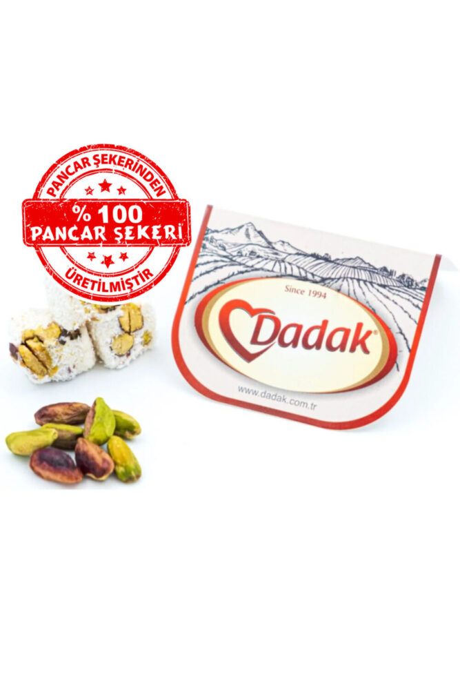 Dadak Lokum ve Kuruyemiş Sultan Antep Fıstıklı Mini Lokum 500 Gr - Görsel 2