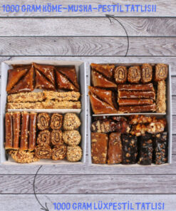 Birsalkım Gümüşhane Lezzetler Paketi -1 2000 Gram 2 Paket (Pestil-Köme-Cevizli Sucuk-Ballı)