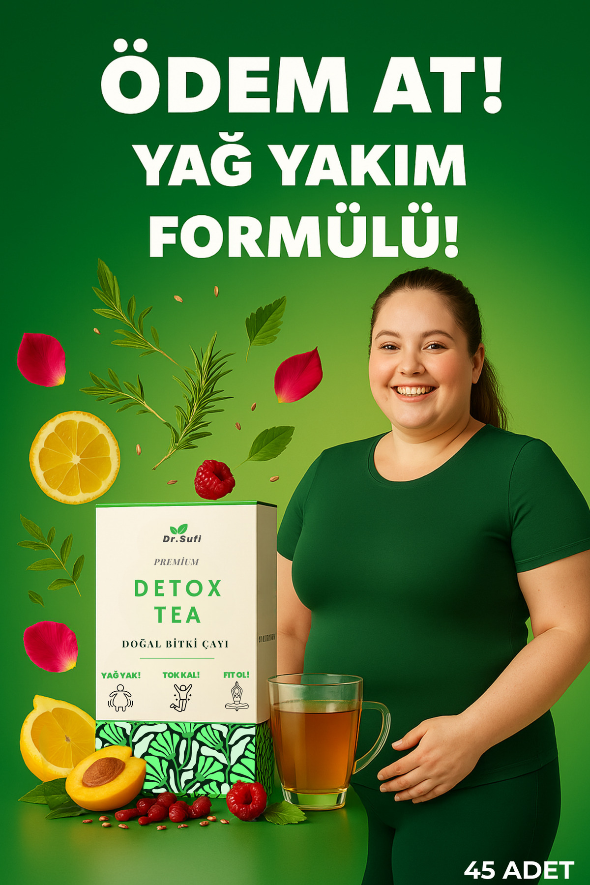 Dr Sufi Detox Kilo, Ödem Ve Şişkinlik Giderici, 0 Detoks Mucizesi Çayı - Doktor Sufi Detox