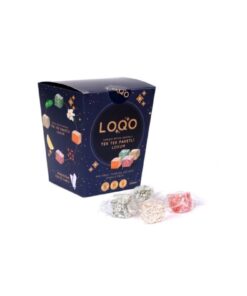 LOQO Karışık Meyve Aromalı Lokum 200gr Kutu (TEKLİ PAKET)